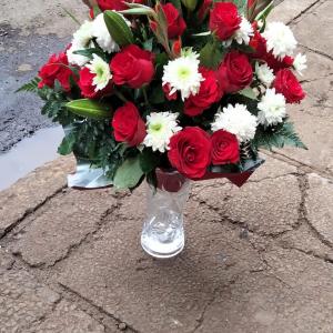Flower vase bouquet