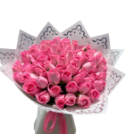 Pink roses bouquet